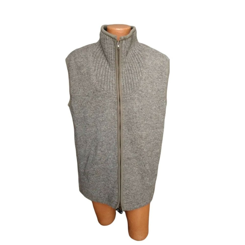 Rocky Mountain Outfitters Vest Mens Size XL 100% Sheep Wool Sweater Knit Lined